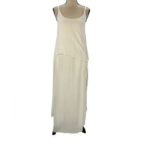 Club Monaco Sleeveless Spaghetti Strap Thereeza Midi Dress - White - size 00